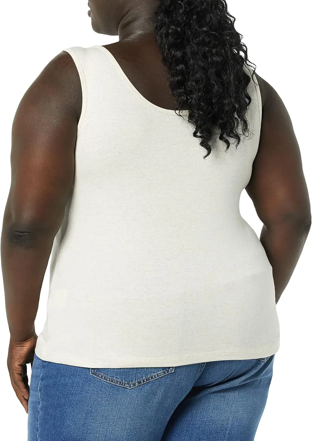 Amazon Essentials Women's Plus Size Tank Top, Multipacks
