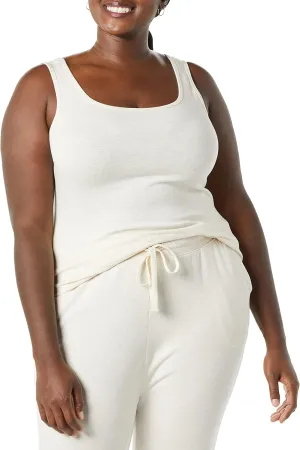 Amazon Essentials Women's Plus Size Tank Top, Multipacks