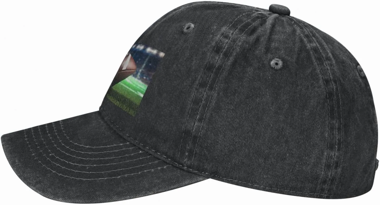 American Football Unisex Baseball Cap Breathable Cotton Trucker Hat Classic Denim Dad Hat Summer Sun Hat
