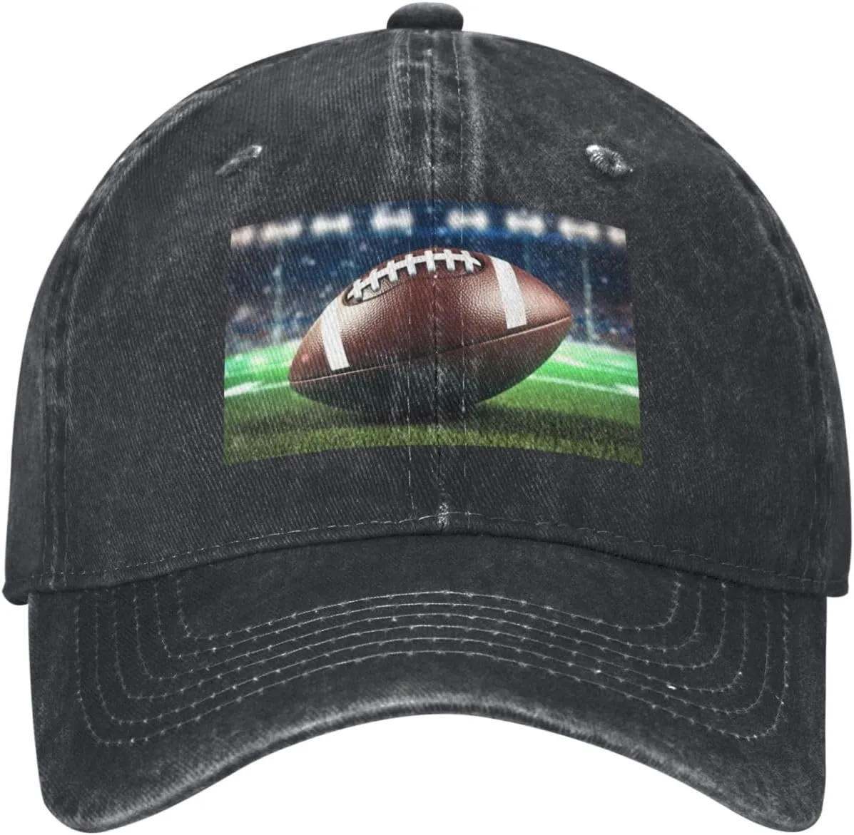 American Football Unisex Baseball Cap Breathable Cotton Trucker Hat Classic Denim Dad Hat Summer Sun Hat