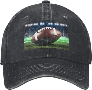American Football Unisex Baseball Cap Breathable Cotton Trucker Hat Classic Denim Dad Hat Summer Sun Hat