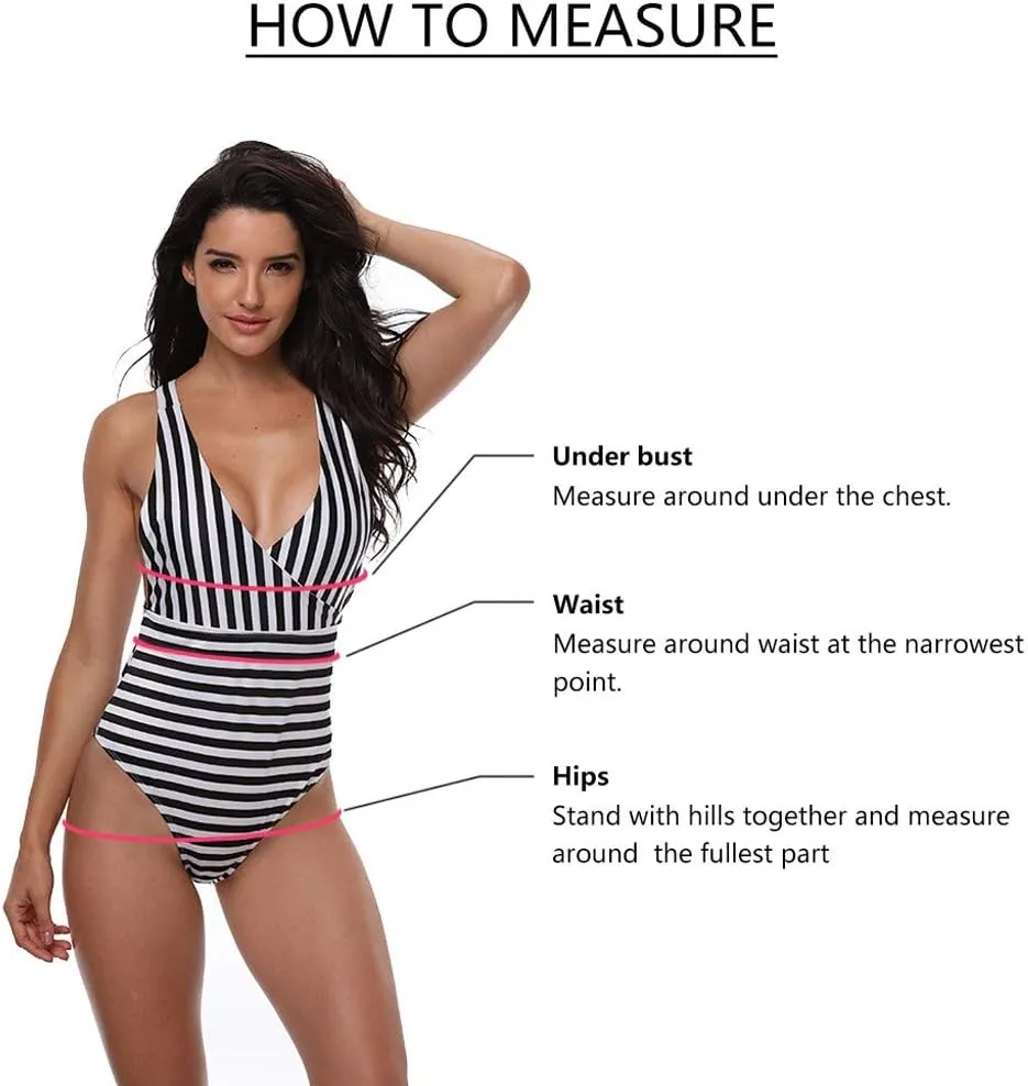 Backless One Piece Swimsuit Women Tummy Control High Cut Bathing Suits Slimming Sexy Color Block Swim Suits Swimwear