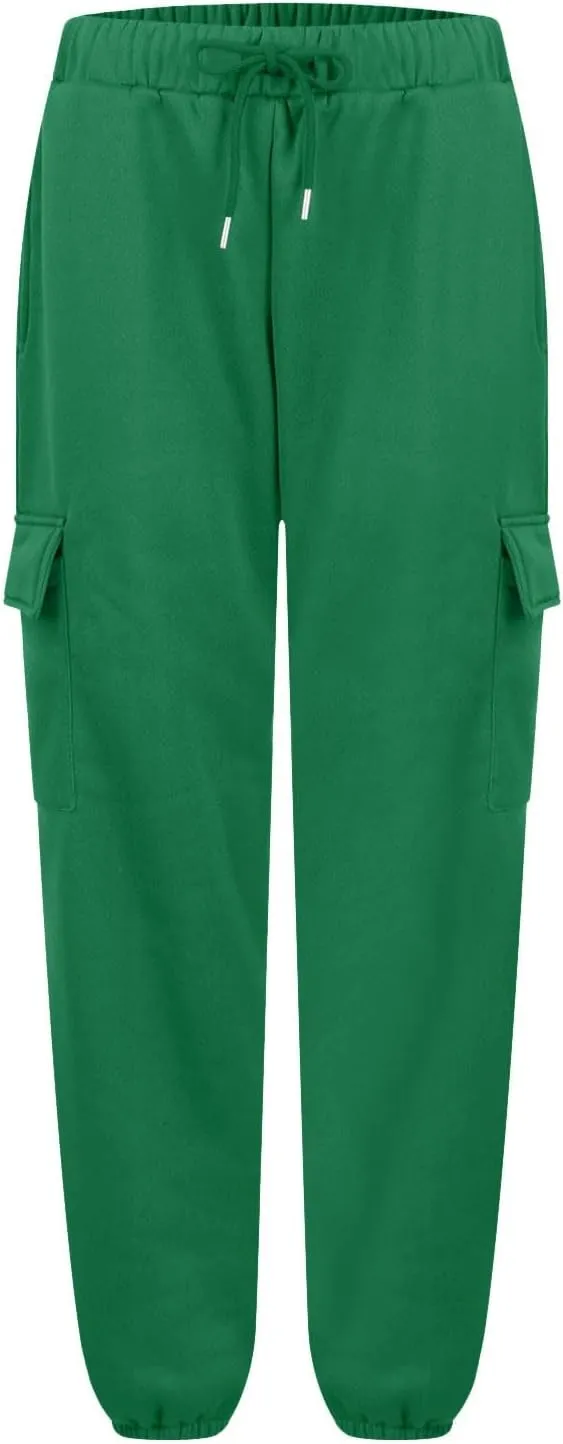 Baggy Sweatpants for Women Casual Fleece High Waisted Drawstring Joggers with Pockets Comfy Lounge Pants