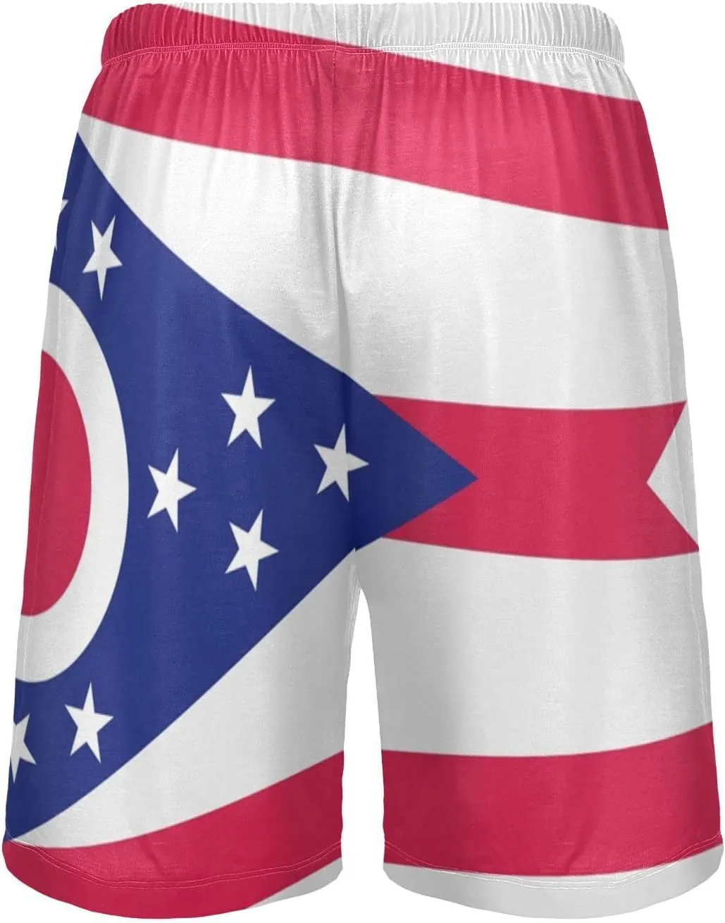 Bald Eagle On American Flag Patriotic USA Design Men's Pajama Pants Shorts Sleepwear Lounge Pajama Bottoms