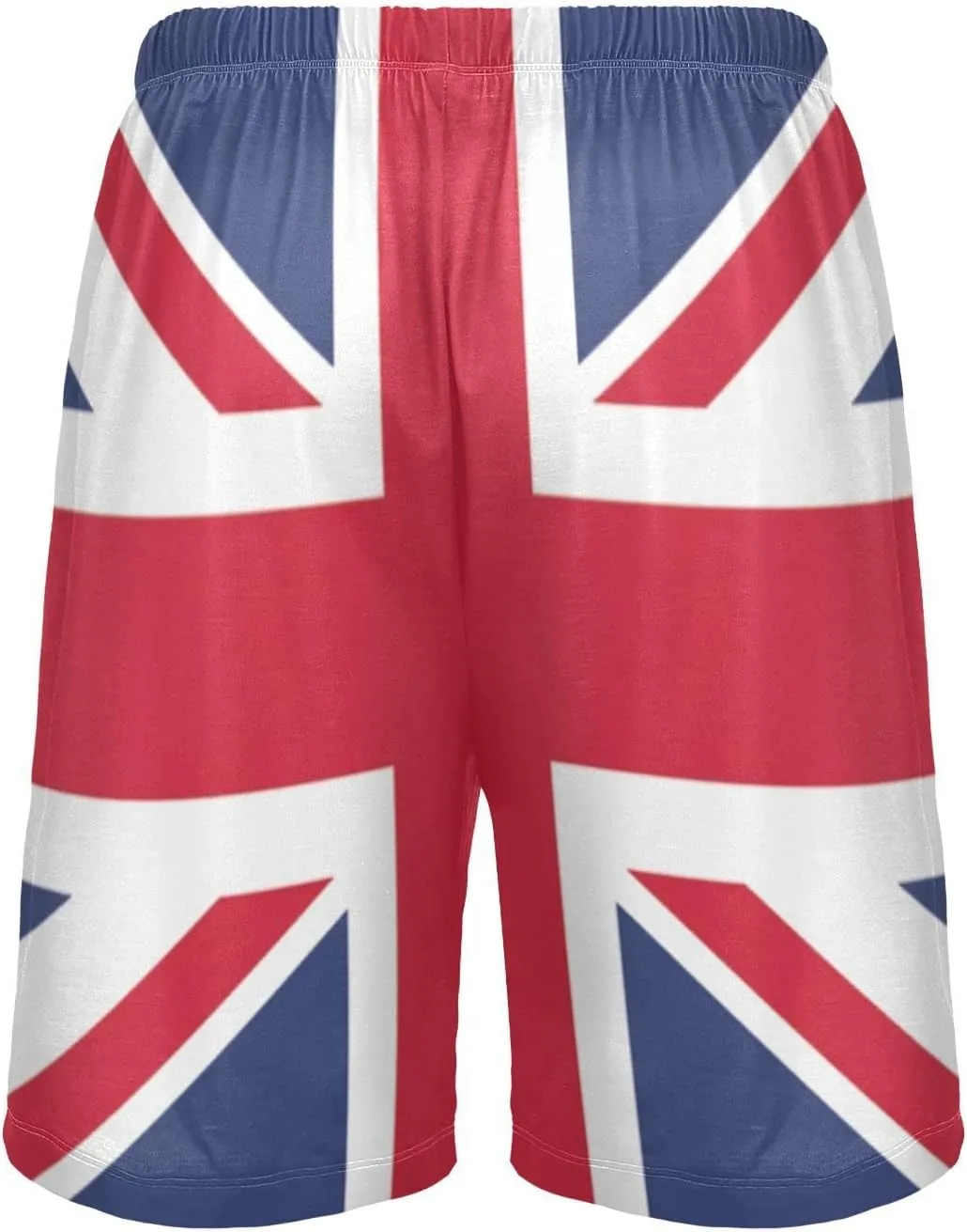 Bald Eagle On American Flag Patriotic USA Design Men's Pajama Pants Shorts Sleepwear Lounge Pajama Bottoms