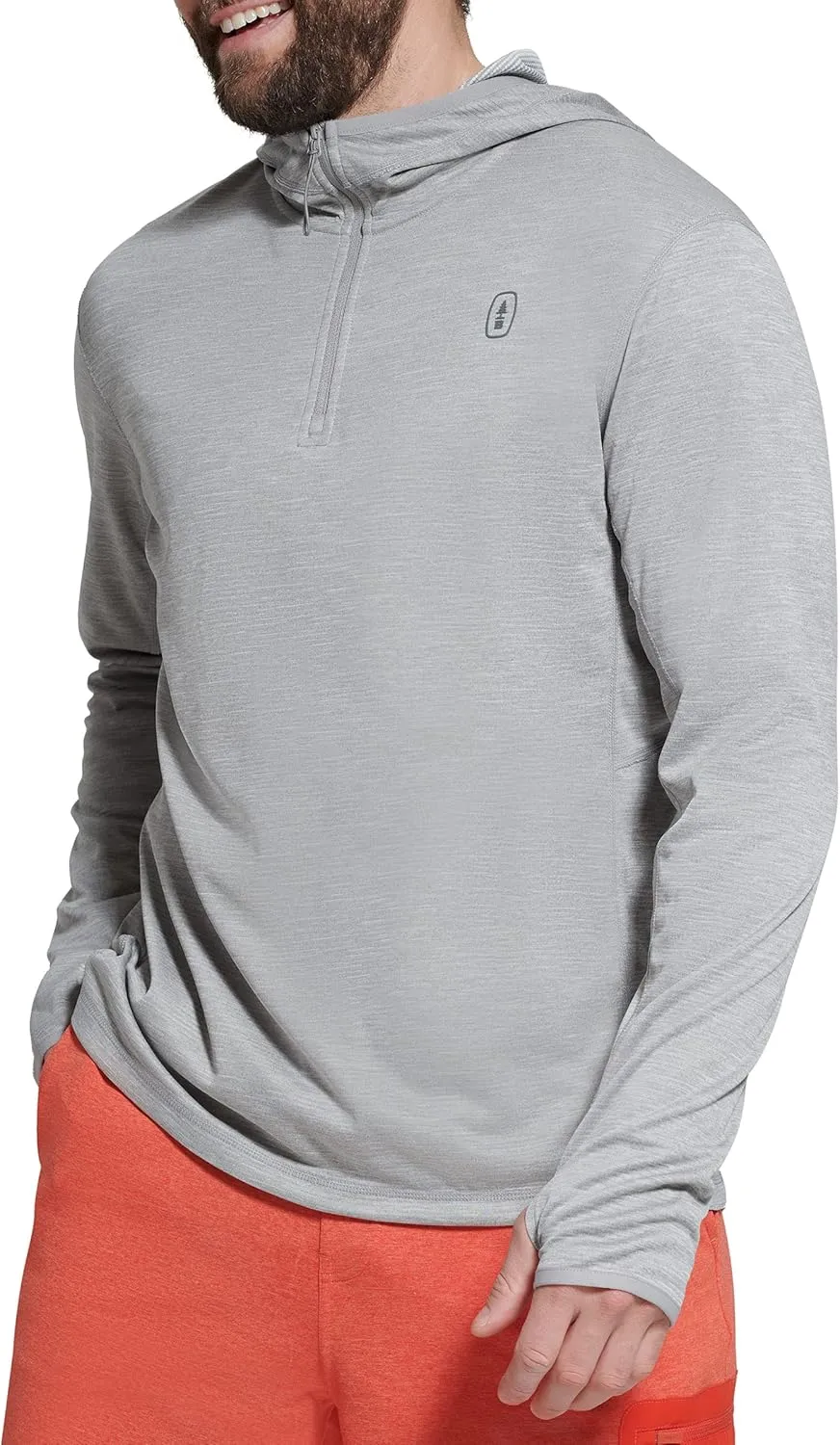 BASS OUTDOOR Men's Pullover Kangaroo Lightweight Knit Sweater