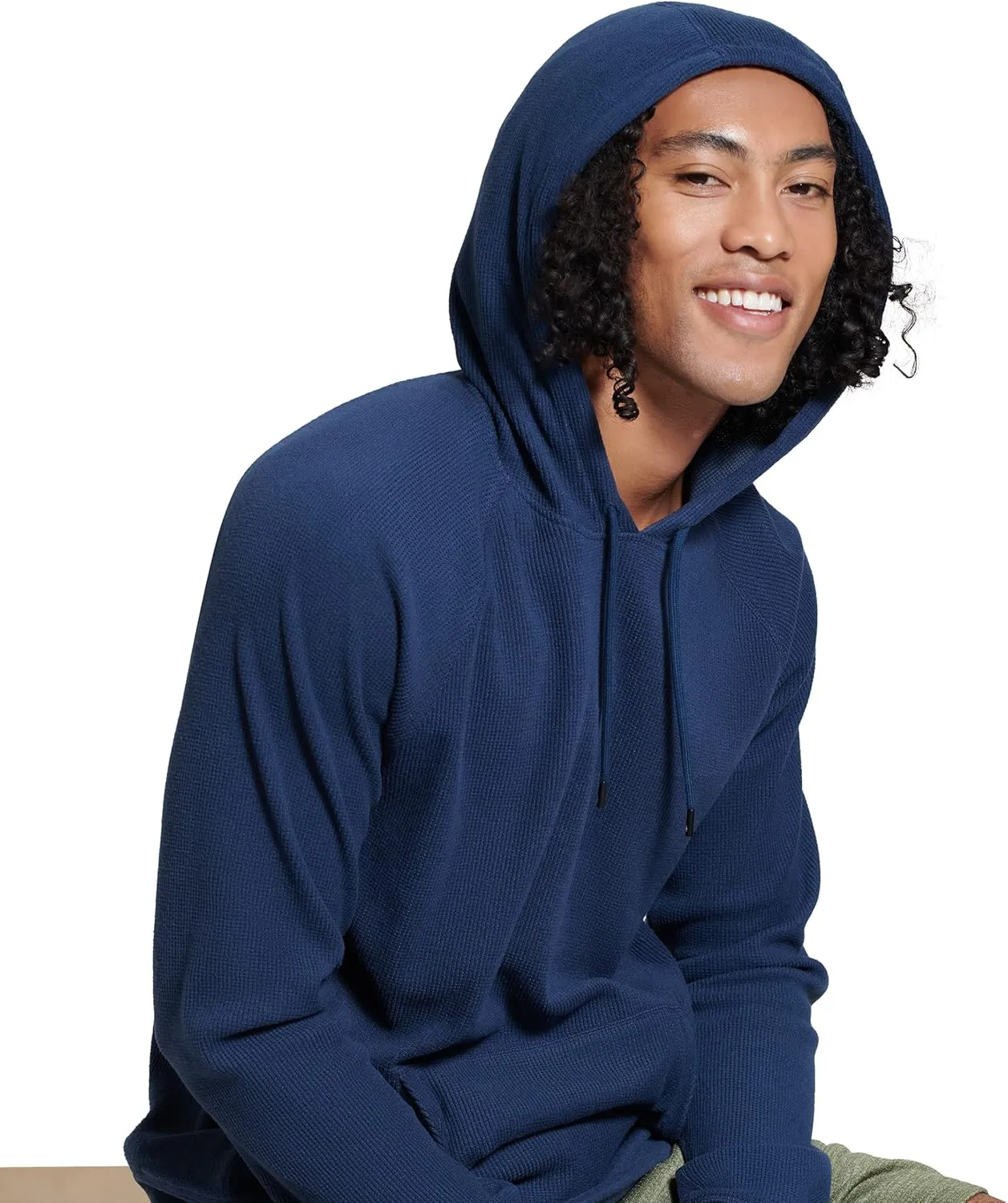 BASS OUTDOOR Men's Pullover Kangaroo Lightweight Knit Sweater