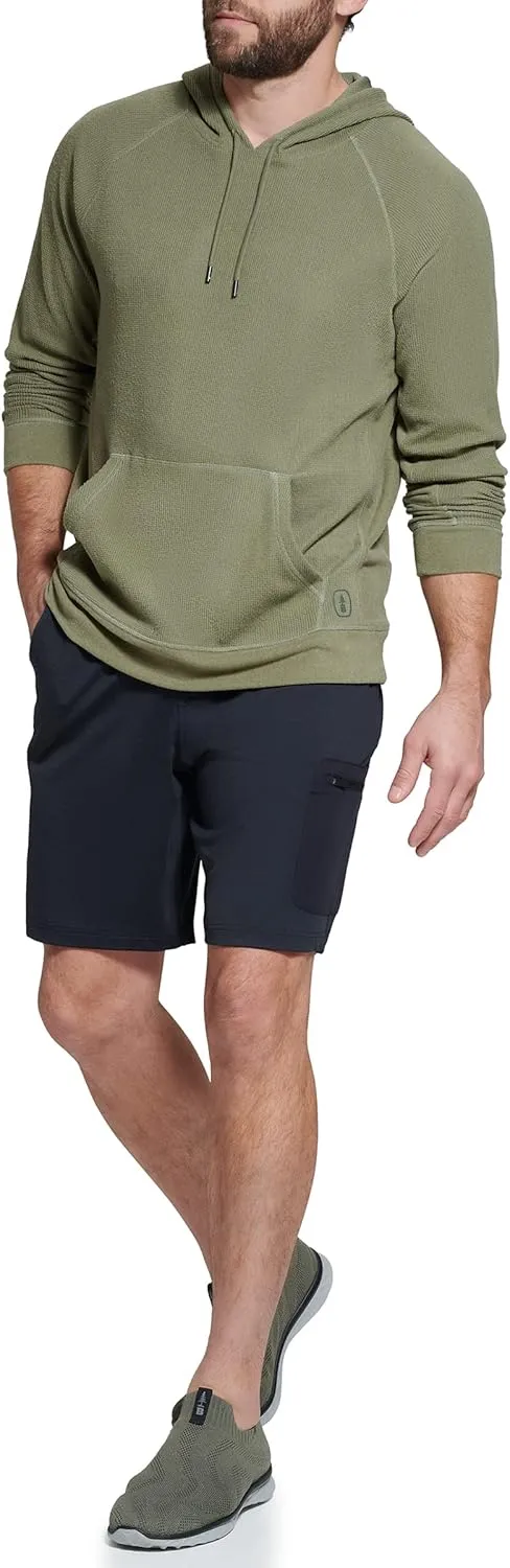 BASS OUTDOOR Men's Pullover Kangaroo Lightweight Knit Sweater