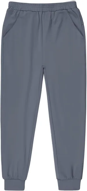 BIG ELEPHANT Girls Quick Dry Active Athletic Joggers, Kids Pull-on Lounge Joggers with Pocket