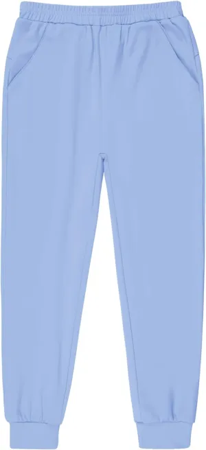 BIG ELEPHANT Girls Quick Dry Active Athletic Joggers, Kids Pull-on Lounge Joggers with Pocket
