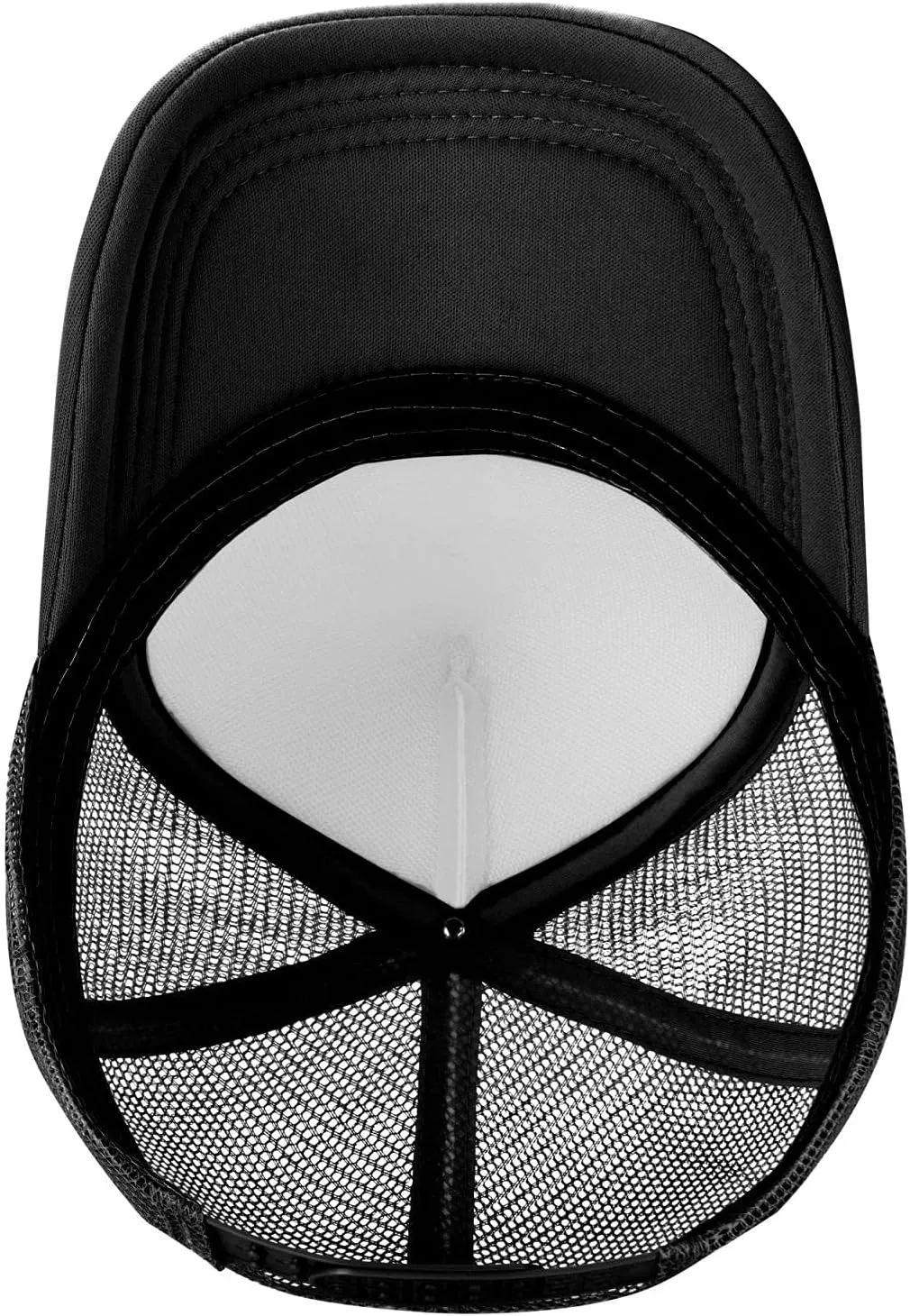 Bigfoot Trucker Hat Cap Adjustable Snapback Baseball Cap for Men Women Breathable Mesh Hat Black