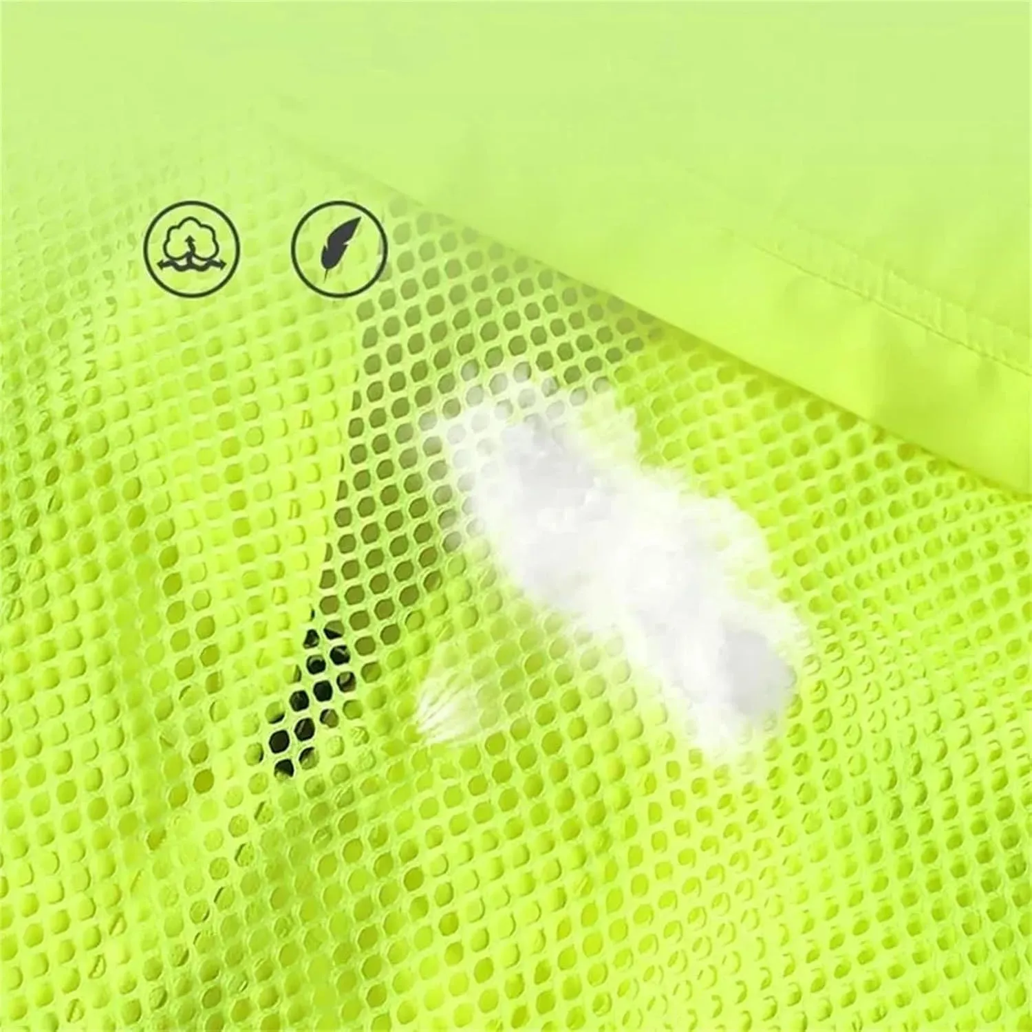 Biking Reflective Vest Breathable Mesh Construction Workwear Motorcycle Cycling Vest Night Running Wear