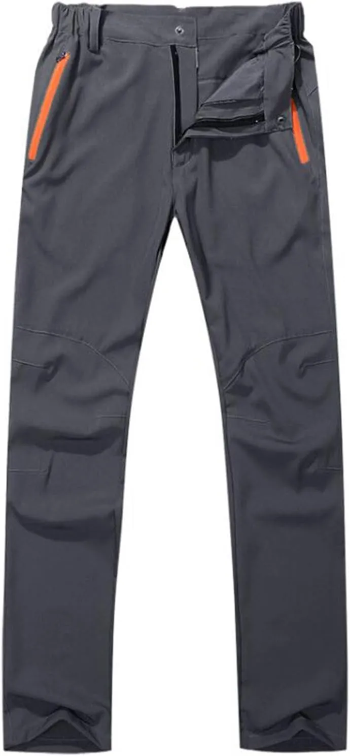Camping Pants for Mens Quick-Dry Hiking Cargo Pants Water Resistant Breathable Outdoor Fishing Climbing Work Pant