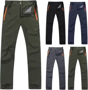 Camping Pants for Mens Quick-Dry Hiking Cargo Pants Water Resistant Breathable Outdoor Fishing Climbing Work Pant