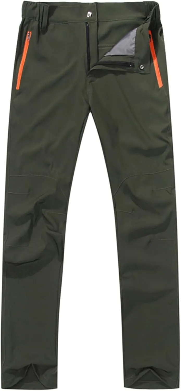 Camping Pants for Mens Quick-Dry Hiking Cargo Pants Water Resistant Breathable Outdoor Fishing Climbing Work Pant