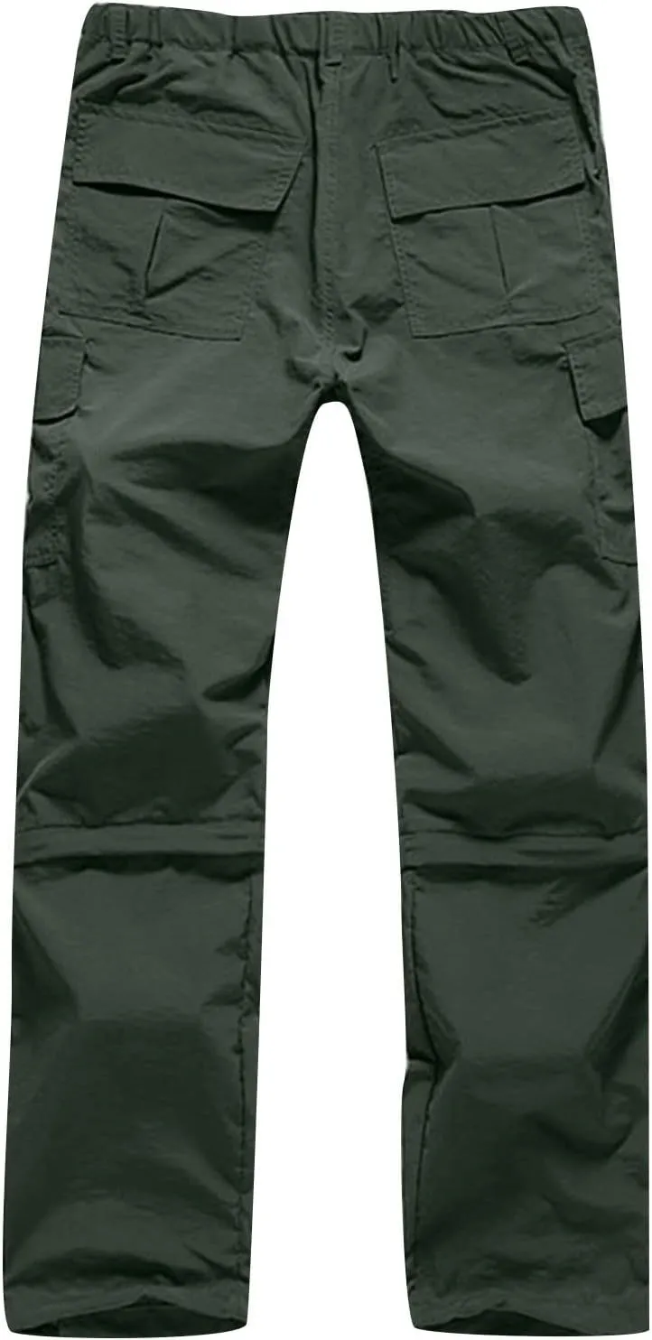 Cargo Pants for Men 2023 Casual Stylish Quick Dry Multi Pockets Solid Outdoor Straight Trouser Fitness Sweatpants