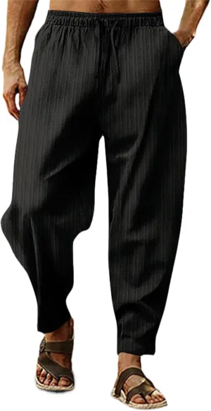 Cargo Pants for Men Relaxed Fit Mens Silk Long Underwear Pants Expandable Waist Golf Pants Athletic Sweatpants Mens