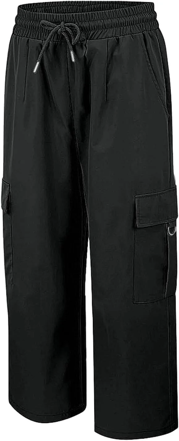 Cargo Pants for Women 2025 High Waisted Casual Wide Leg Pants Baggy Stretchy Wide Leg Y2K Streetwear with Pockets