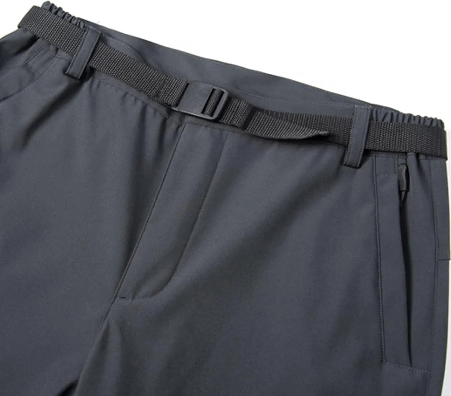 Casual Pants for Men Fashion Cotton Buckle Zipper Solid Skinny-Fit Jogger Trousers Outdoor Sports Climbing Pants