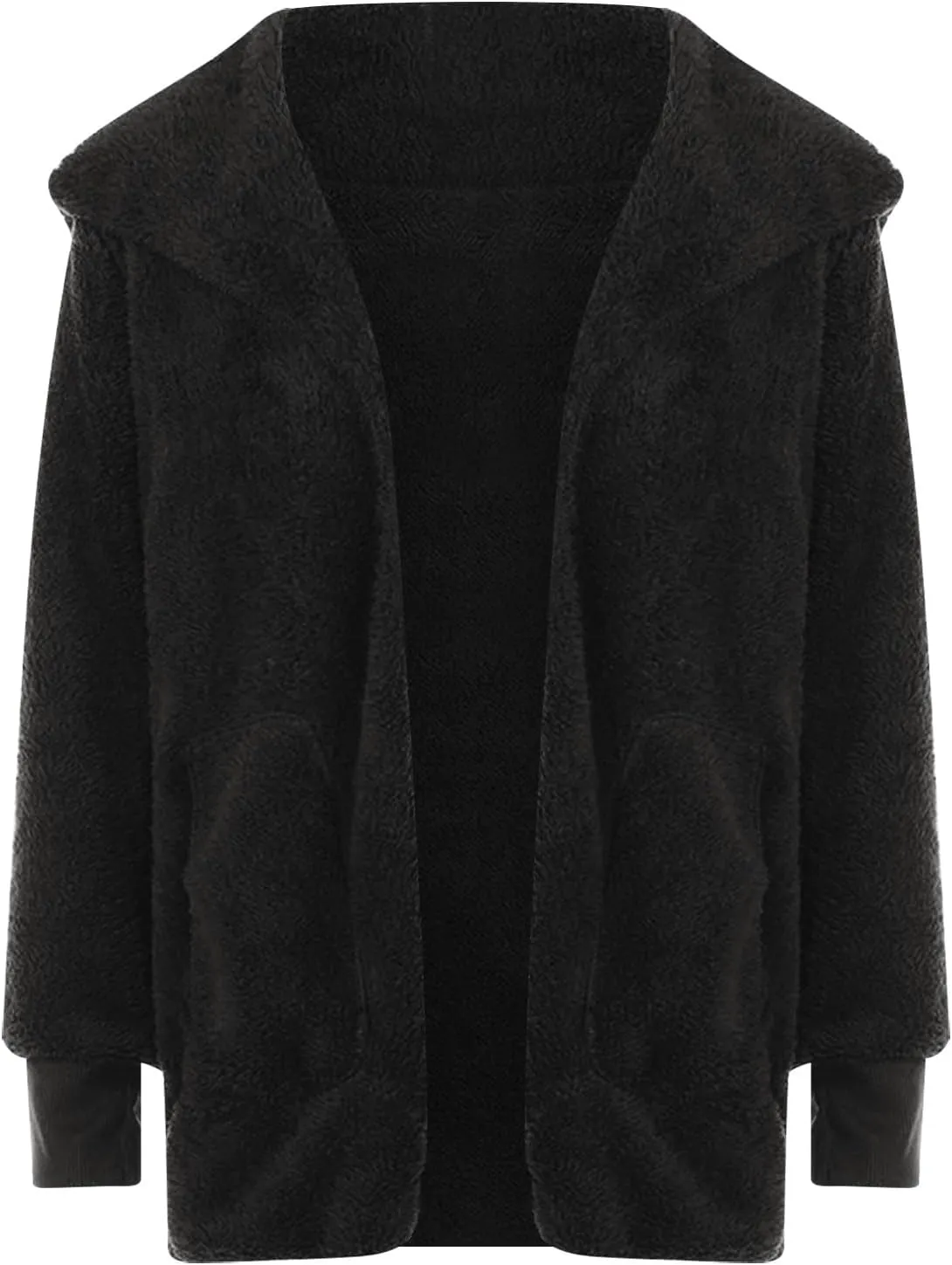 Ceboyel Womens Fleece Winter Coat Sherpa Hooded Jackets Fluffy Hoodie Trendy Warm Loungewear Clothes 2023