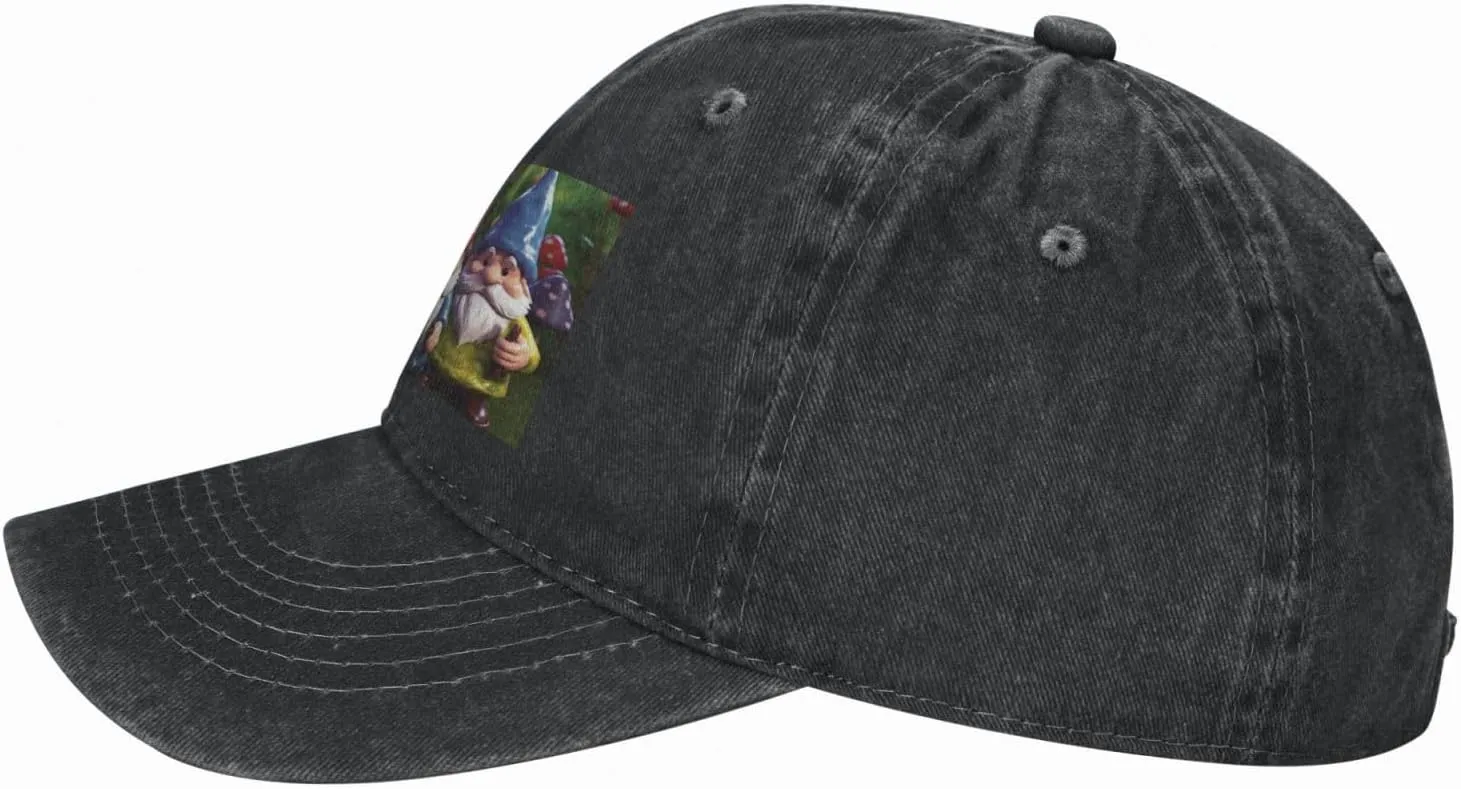 Colorful Gnomes Unisex Baseball Cap Breathable Cotton Trucker Hat Classic Denim Dad Hat Summer Sun Hat
