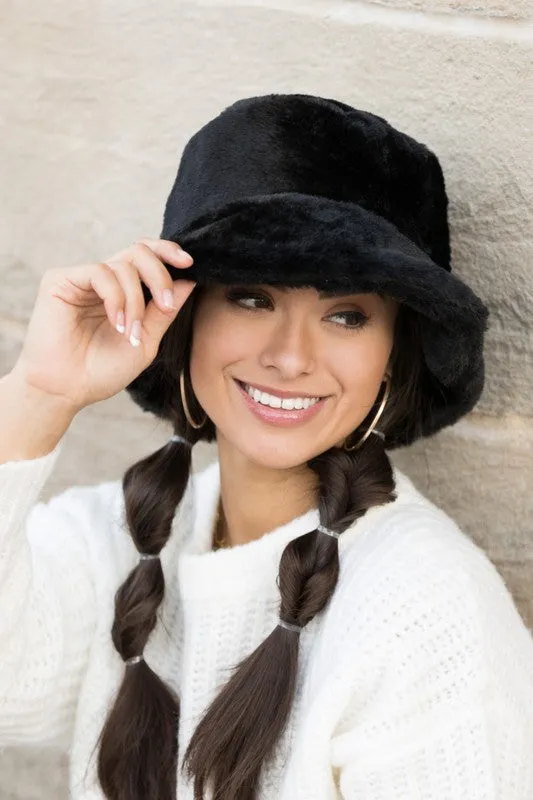 Cozy Ultra-Soft Plush Bucket Hat