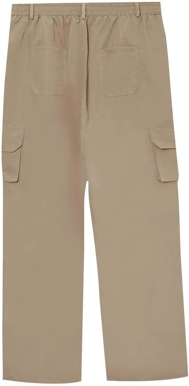 CRNTCEM Men's Hiking Cargo Pants Waterproof Quick-Dry Fishing Work Outdoor Pants Lightweight Water Resistant Ripstop Pants
