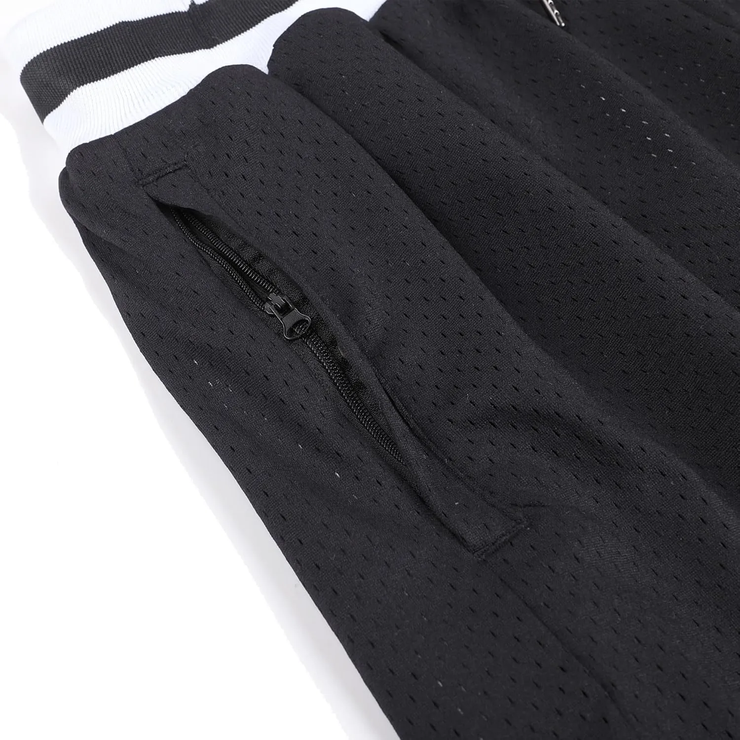 DEHANER Men's Basketball Shorts with Zip Pockets for Workout Gym Sports, Featuring Breathable Mesh Fabric