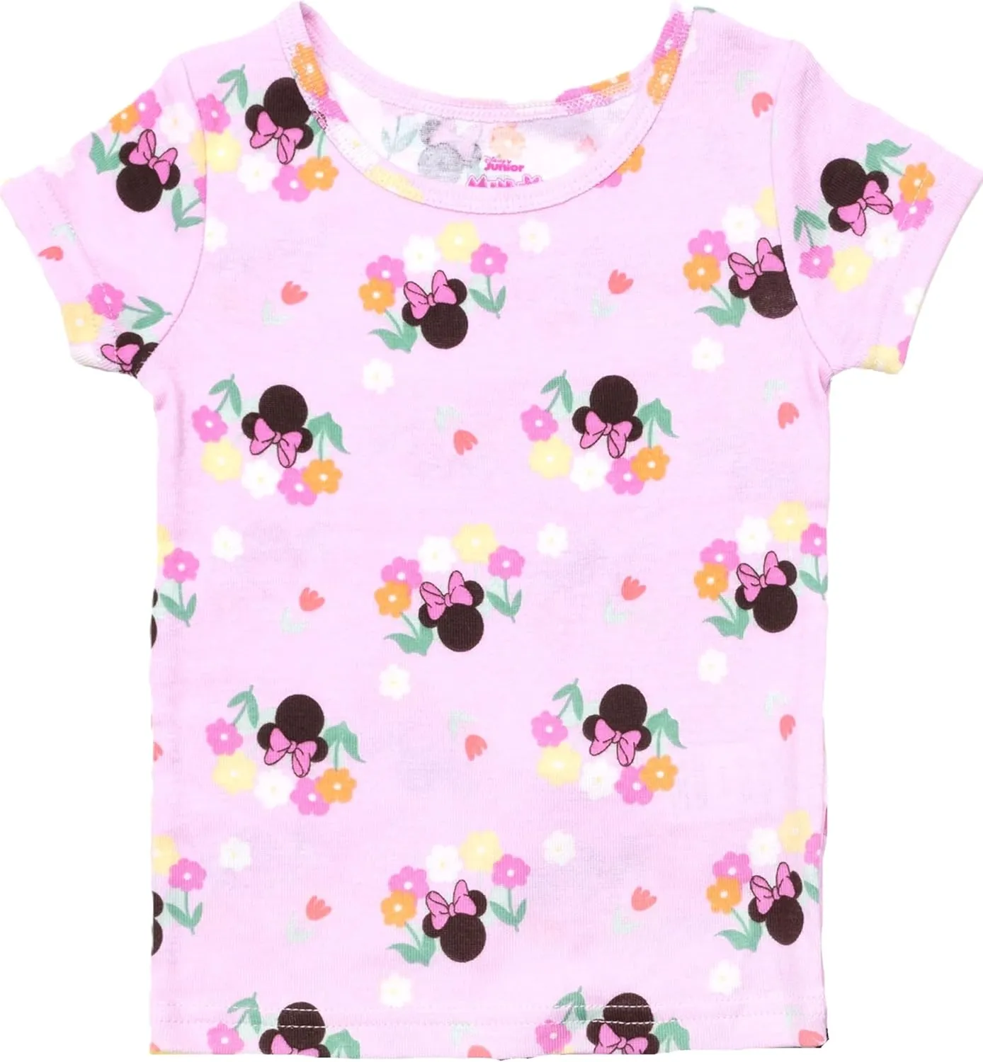 Disney Toddler/Little/Big Girls' Princess Pajama Set 4-Piece Cotton Sleepwear