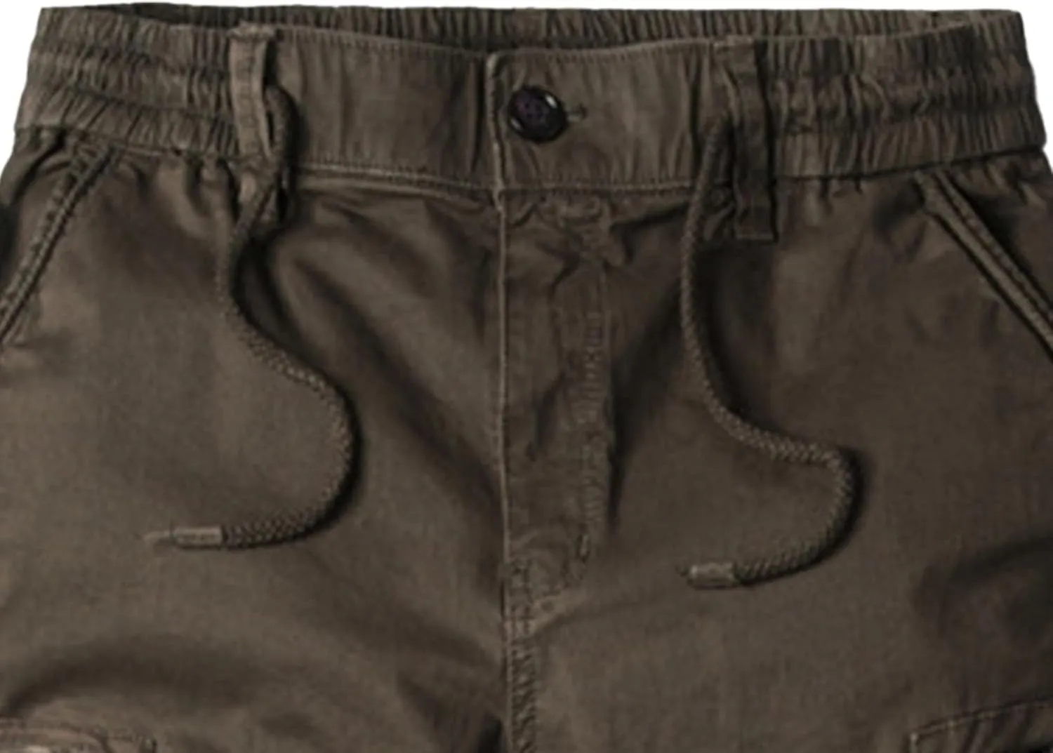 Drawstring Casual Cargo Pants for Men Multi-Pockets Military Cargo Trousers Lightweight Athletic Hiking Sweatpants