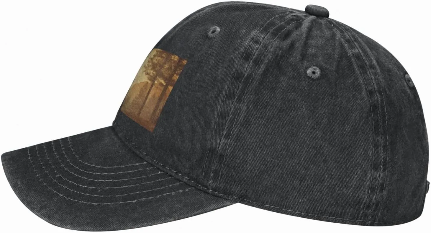 Elk Artwork Unisex Baseball Cap Breathable Cotton Trucker Hat Classic Denim Dad Hat Summer Sun Hat
