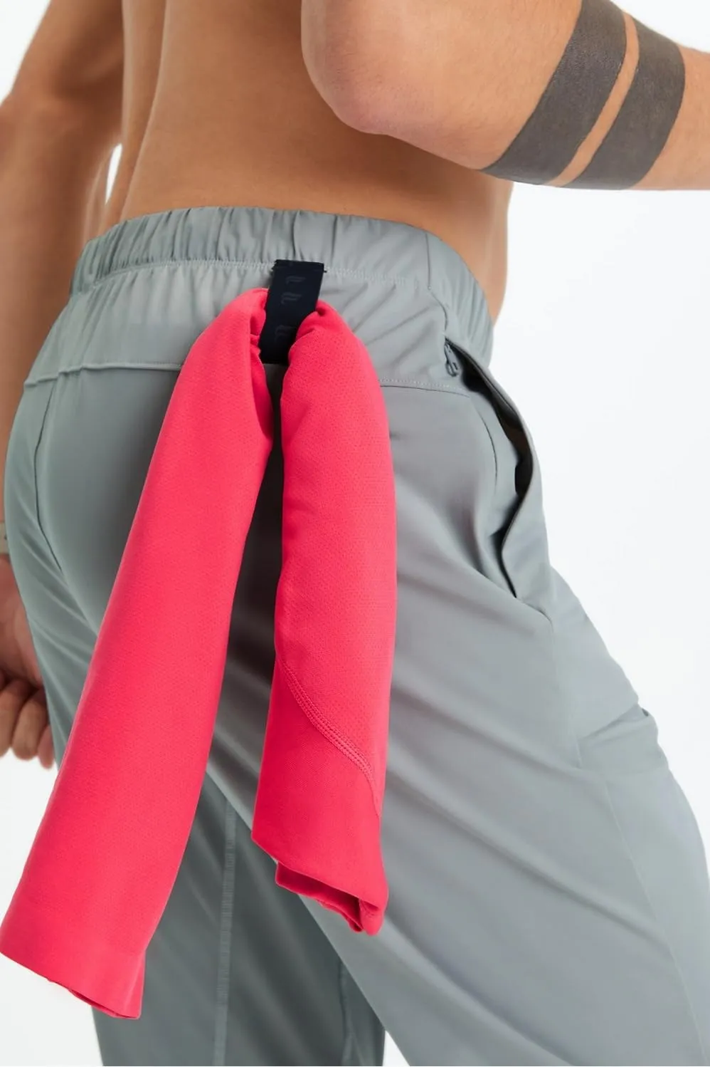 Fabletics Men's The One Jogger, Quick-Dry, Hidden Pockets, Zip Pockets, UPF Protection, Anti-Stink, Lightweight