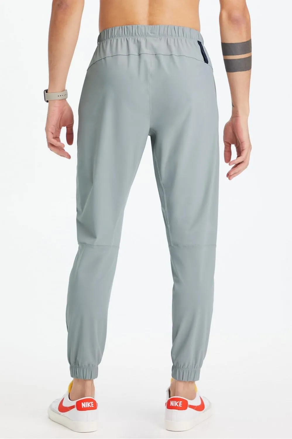 Fabletics Men's The One Jogger, Quick-Dry, Hidden Pockets, Zip Pockets, UPF Protection, Anti-Stink, Lightweight