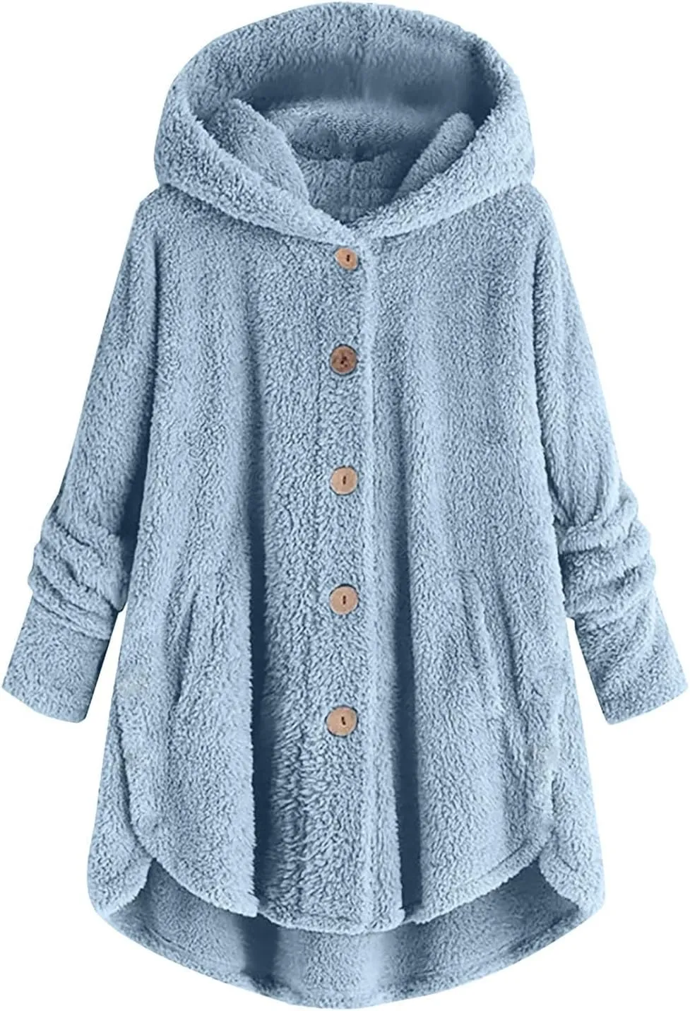 Fleece Coats for Women Sherpa Lined Wool Sweatshirts Winter Warm Fuzzy Pullover Thermal Underwear Loungewear