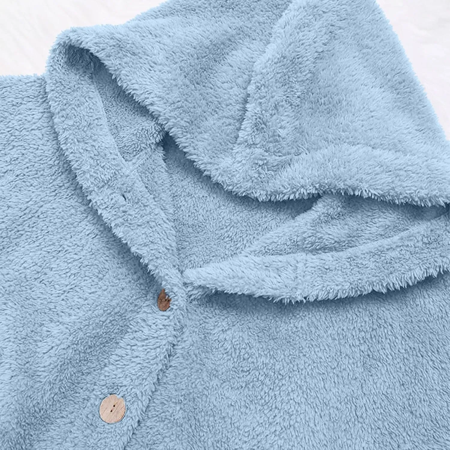 Fleece Coats for Women Sherpa Lined Wool Sweatshirts Winter Warm Fuzzy Pullover Thermal Underwear Loungewear