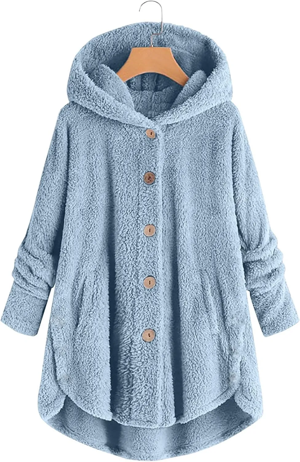 Fleece Coats for Women Sherpa Lined Wool Sweatshirts Winter Warm Fuzzy Pullover Thermal Underwear Loungewear