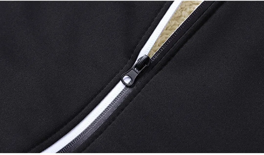 FMCHICO Men's Sherpa Hoodie Jacket Fleece Lined Zip Up Warm Hoodies Sweatshirt Winter Zipper Hooded Coat