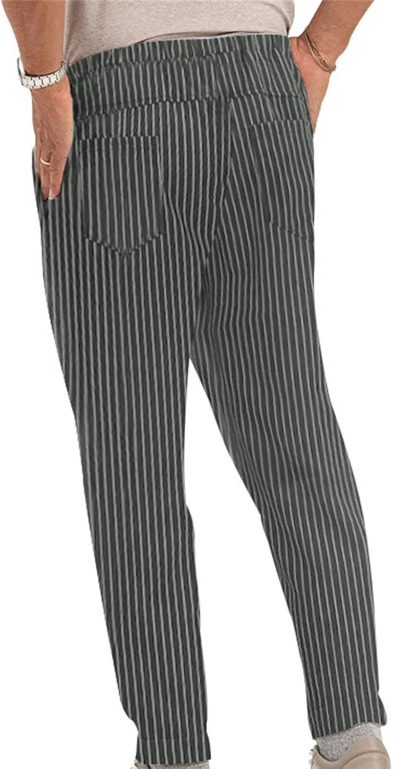 GIERIDUC Men Fashion Sports Casual Pants Casual Corduroy Pants for Men Basketball Tear Away Pants Slim Fit Walking Trousers
