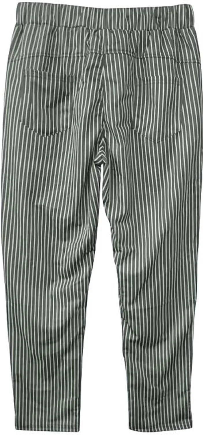 GIERIDUC Men Fashion Sports Casual Pants Casual Corduroy Pants for Men Basketball Tear Away Pants Slim Fit Walking Trousers