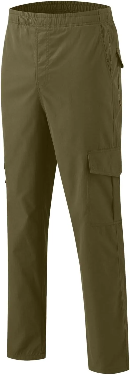 GIERIDUC Mens Corduroy Joggers Pants Men's Heavyweight Thermal Pants Mens Active Exercise Trousers Fashion Trousers for Guys