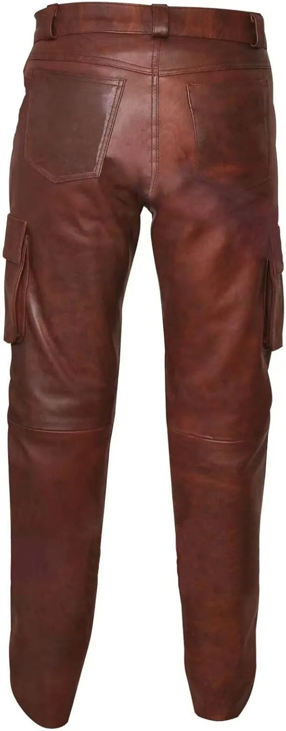 GIERIDUC Men's Faux Leather Pants Reversible Basketball Jerseys for Men Extra Long Lounge Pants Mens Athletic Dress Pants Men