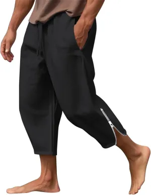 GIERIDUC Mens Heavyweight Fleece Sweatpants Dress Pants for Muscular Legs Pajama Pants for Tall Guys Athletic Outfits for Men