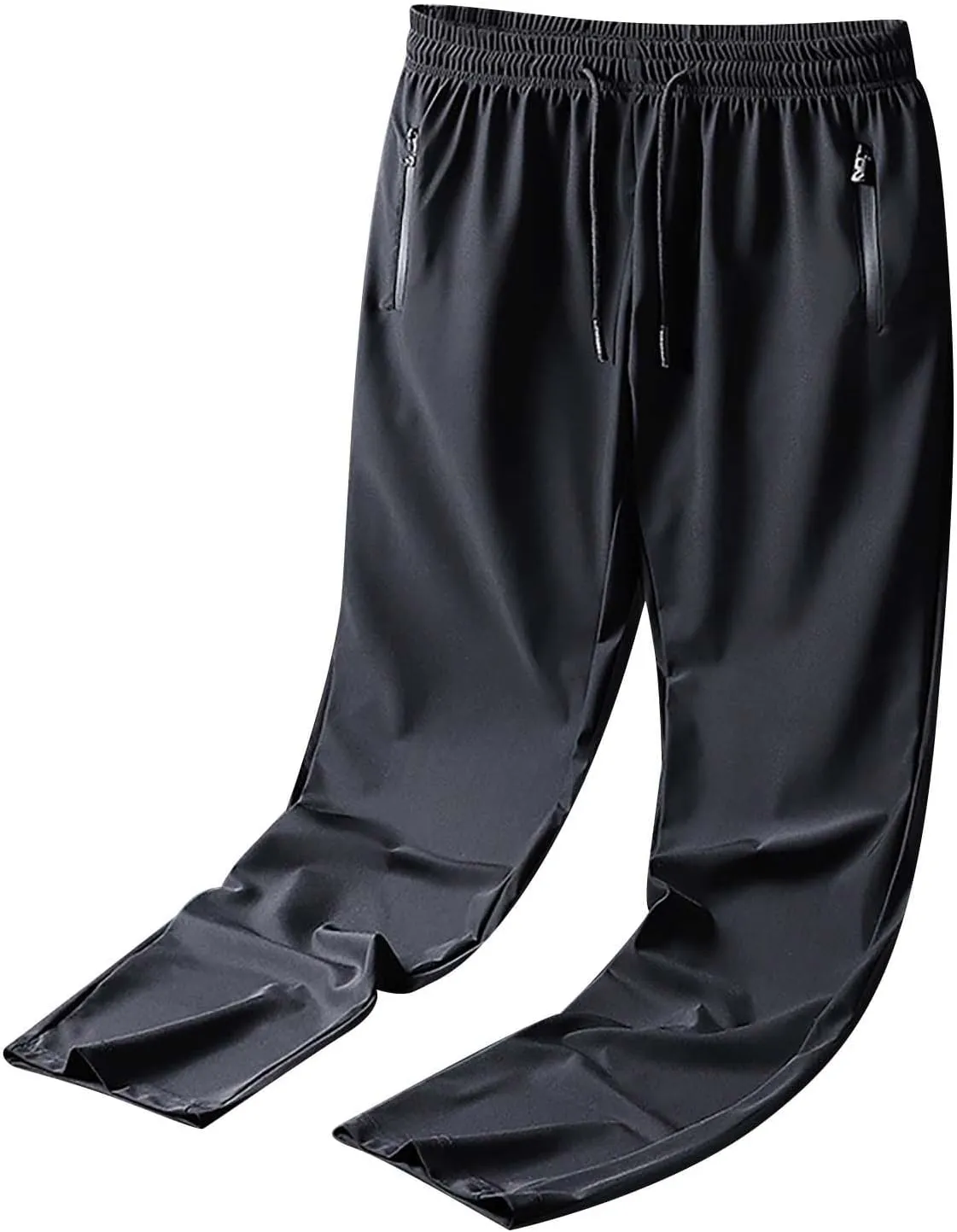 GIERIDUC Mens Joggers Lightweight Workout Breathable Mesh Pants Elastic Waist Drawstring Athletic Sports Running Sweatpants