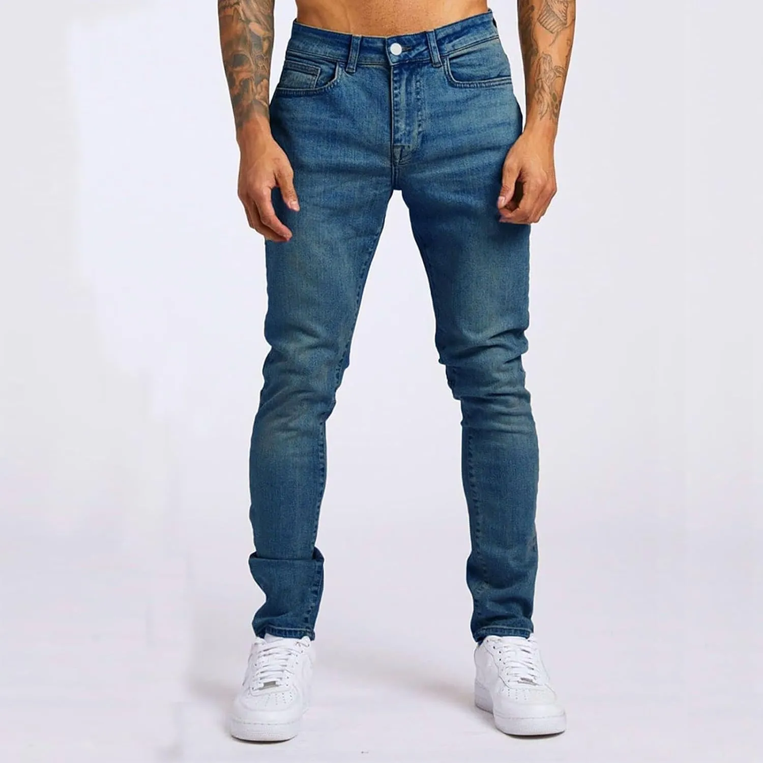 GIERIDUC Men's Traditional Plaid Chino Pants Men's Cargo Pants Relaxed Fit White Basketball Leggings Mens Sweatpants Pockets