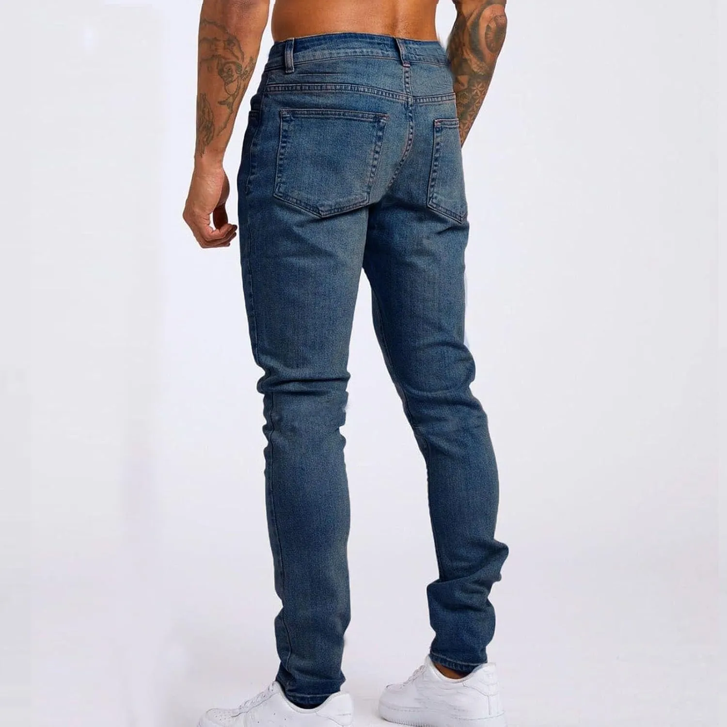 GIERIDUC Men's Traditional Plaid Chino Pants Men's Cargo Pants Relaxed Fit White Basketball Leggings Mens Sweatpants Pockets