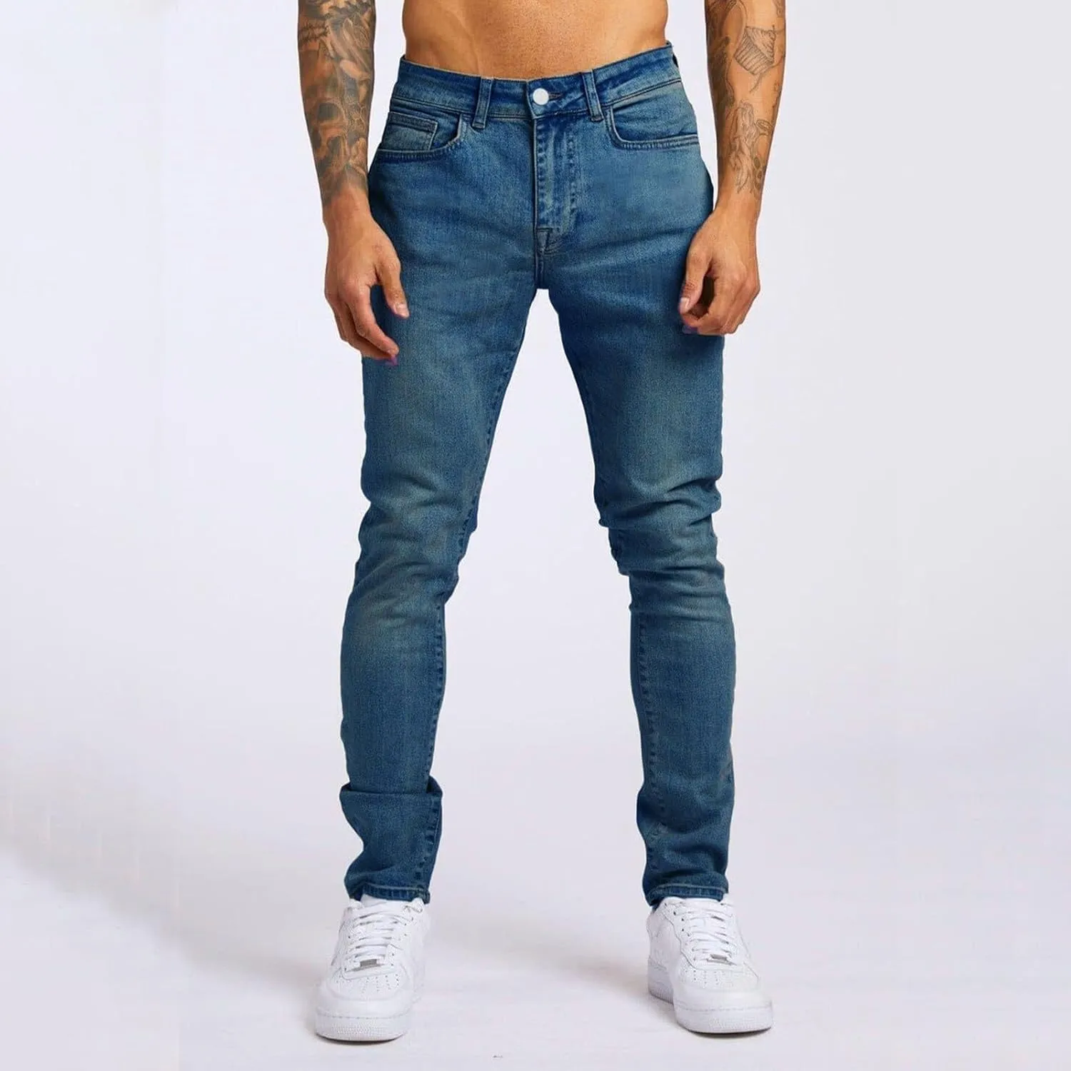 GIERIDUC Men's Traditional Plaid Chino Pants Men's Cargo Pants Relaxed Fit White Basketball Leggings Mens Sweatpants Pockets