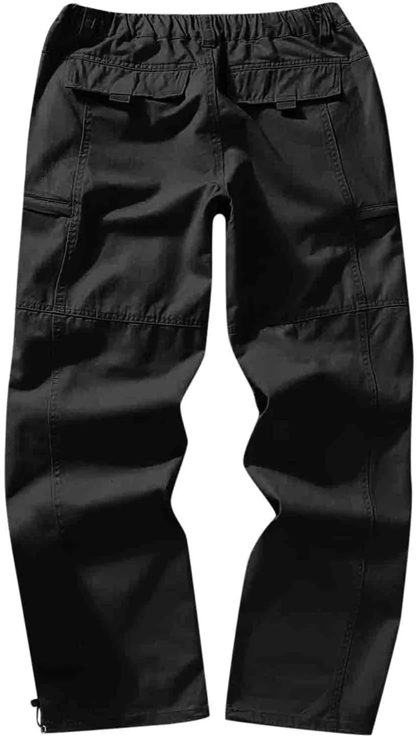 GIERIDUC Men's Wide Leg Flare Sweatpants Wide Leg Corduroy Pants for Men Running Tights with Pocket Breathable Workout Pants