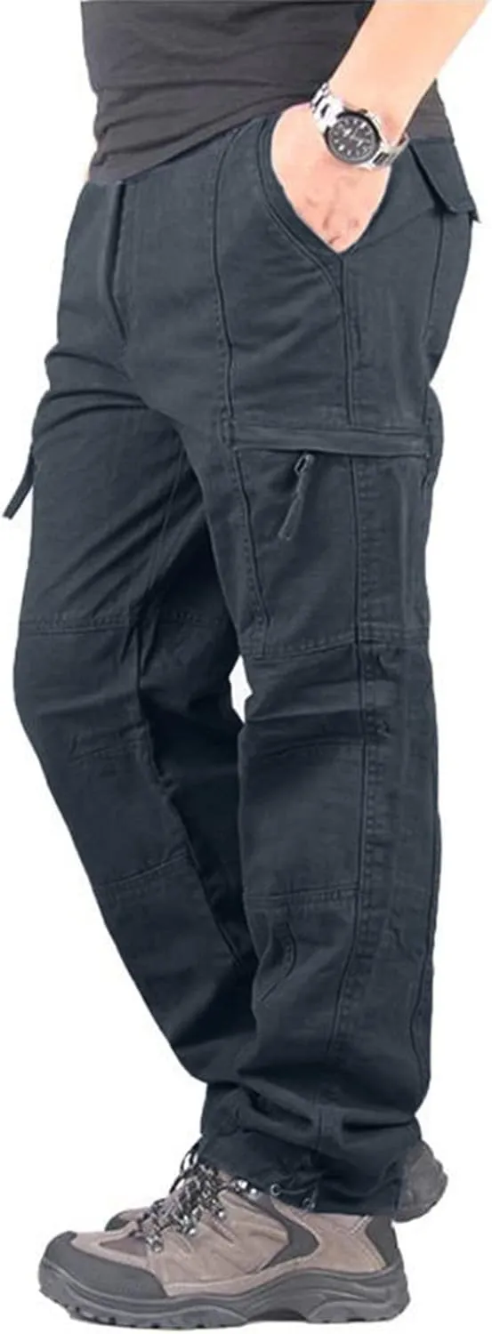 GIERIDUC Men's Wide Leg Flare Sweatpants Wide Leg Corduroy Pants for Men Running Tights with Pocket Breathable Workout Pants