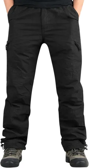 GIERIDUC Men's Wide Leg Flare Sweatpants Wide Leg Corduroy Pants for Men Running Tights with Pocket Breathable Workout Pants