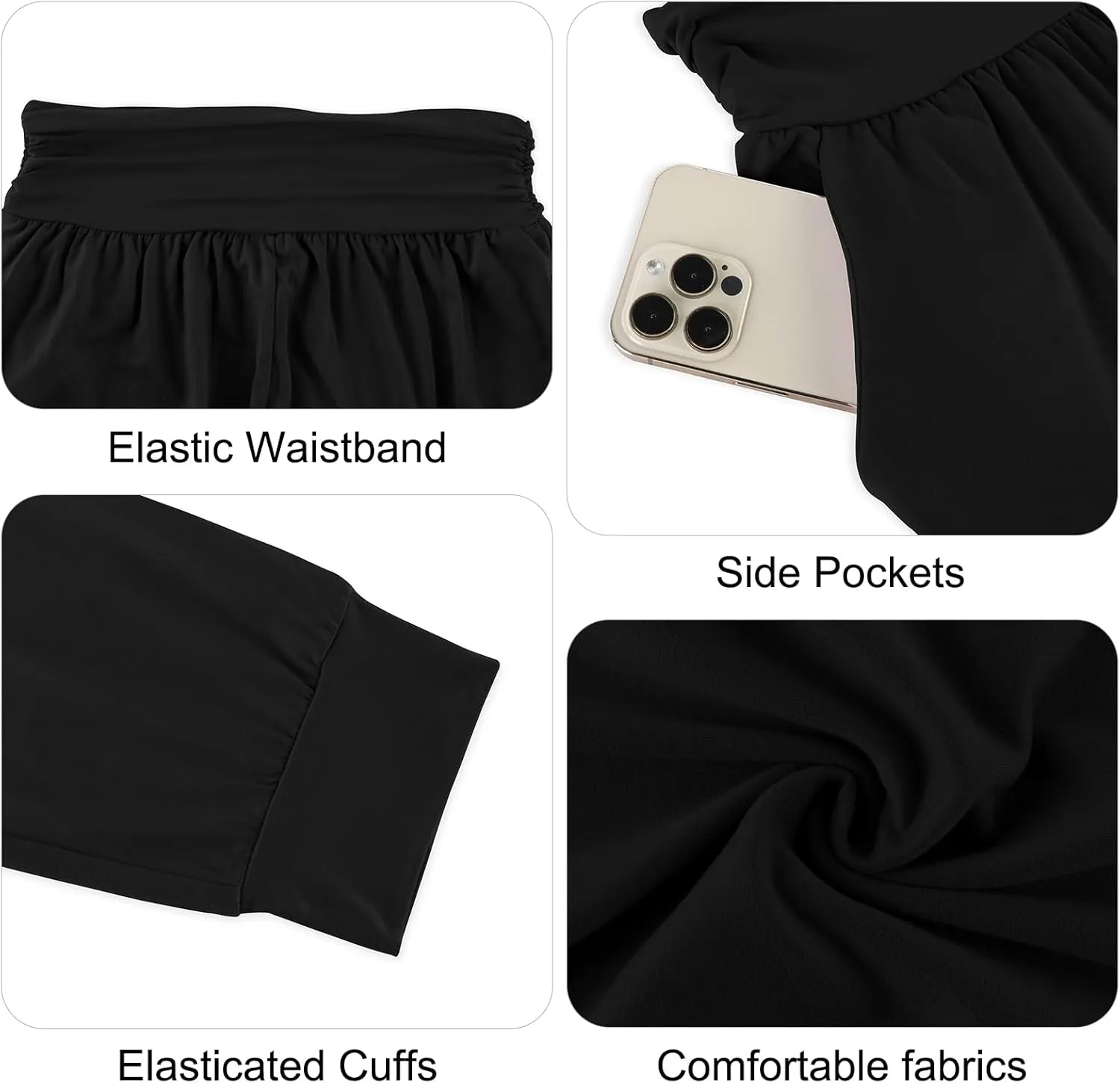 Gracyoga Women's Yoga Joggers Pants Casual Loose Workout Sweatpants Comfy Lounge Pants with Pockets
